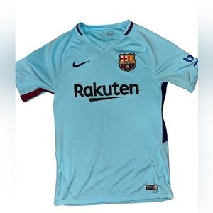 fc barcelona light blue replica jersey